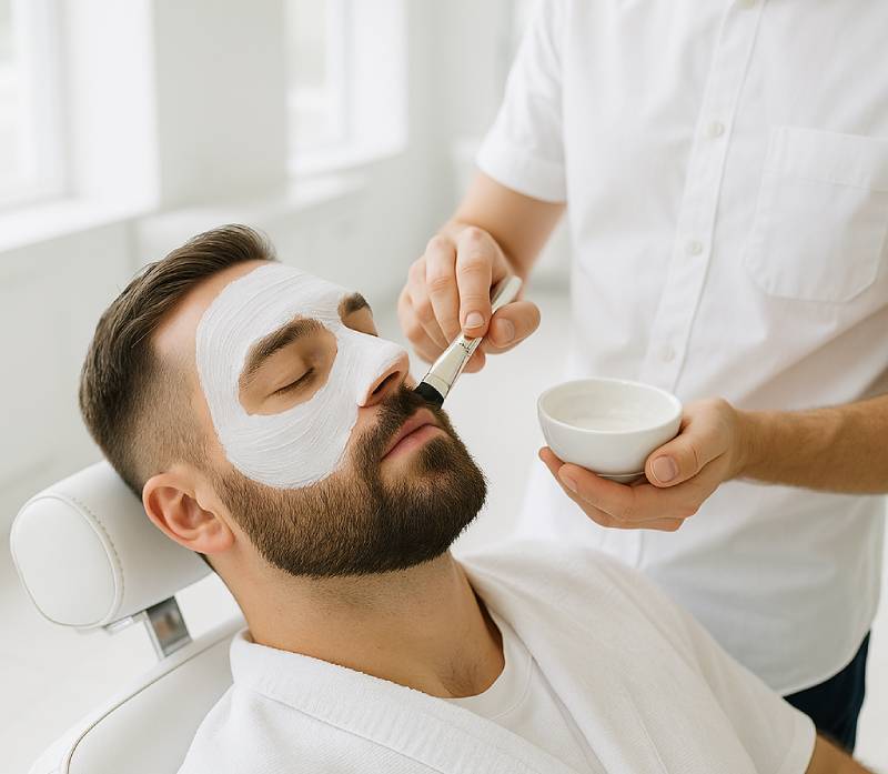 Men's facial skincare at TWENTY.TWO CUT – detox and anti-aging treatments in Bangkok