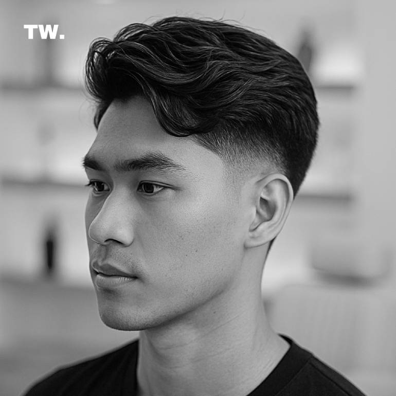 The Textured Flow with Undercut Contrast